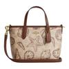 City 15 Shell Print Detachable Shoulder Strap Tote Bag Women Tote Brown CBM65-IMSAS