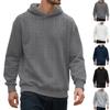 Men's Large Size Autumn and Winter Casual New Thickened Jacquard Hooded Sweater Long Sleeve Men's Top