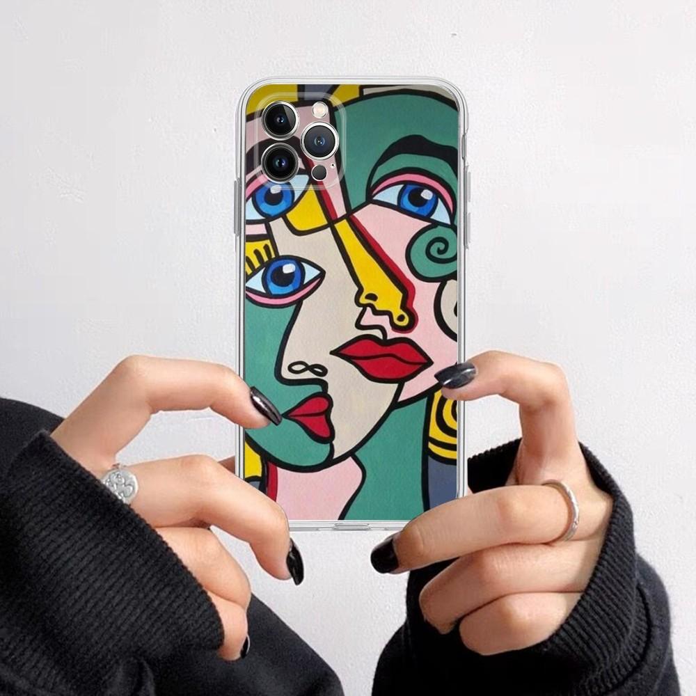 Picasso abstract Art painting Phone Case For iPhone 15 14 11 12 13 Mini Pro XS Max Cover 6 7 8 Plus X XR SE 2020 Funda Shell