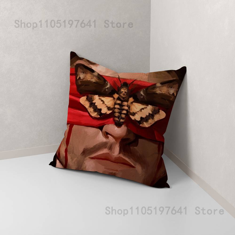 Hannibal Will Graham Pillow Case For Sofa Decor Car Office Room Printing Cushion Cover Decorations And Protector