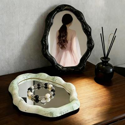 Fashionable Creative Portable Cloud Makeup Mirror Foldable Makeup Mirror Home Decoration for Friends Gifts