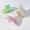 Fantasy Color Starfish Hair Clip Acetate Material Non Slip Hair Clip Beach Hair Clip  Summer Season