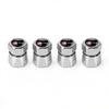 2026 4pcs Car Wheel Tires Valves Tyre Stem Caps for Audi Sline A1 A2 A3 A4 A4L P 8V 8L RS RS3 RS4 RS5 RS6 S1 S2 S3 S4 S5 S6 S7 S8 Q8