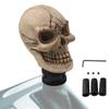 Skull Gear Shift Knob Automatic Gear Shift Knob Skull-Shaped Vehicle Interior Resin Skeleton Horror Decoration for Halloween