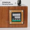 ZONESUN Multifunction Hot Foil Stamping Machine WT-90XTS Infrared Locator Leather Wood Paper Heat Press Machine with Drawers