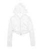 WEGO Lace Girly Size White Women's Double-Zip Hoodie, Top, F,