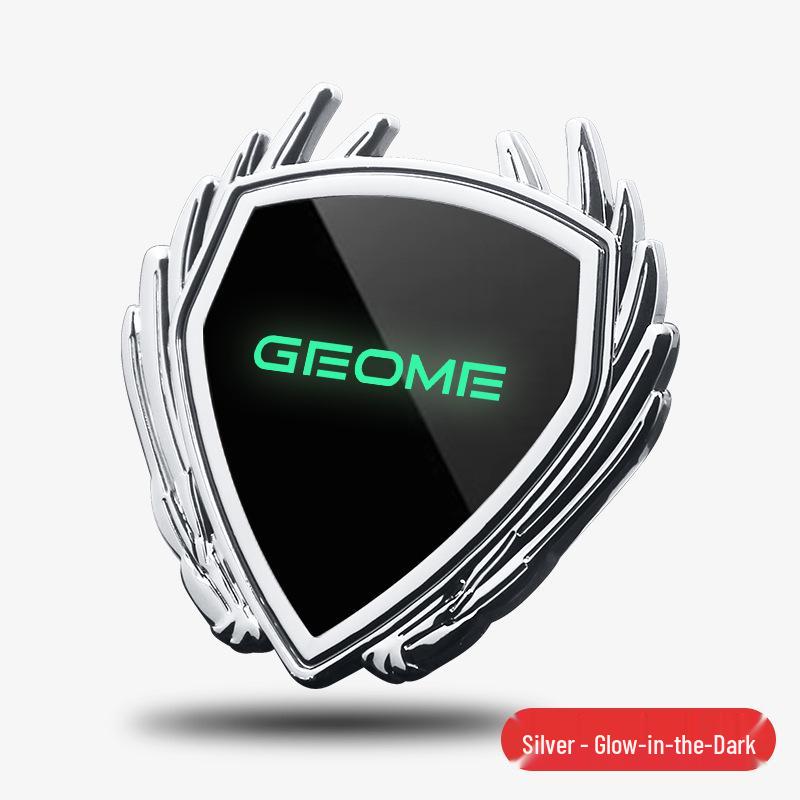 Applicable to Geely Vision Dream & Exploration Edition Car Emblem Metal Badge Decorative Sticker