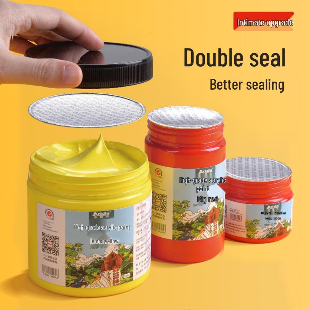 Yalida Acrylverf - Buitenmuurschildering, Doe-het-zelf, Grote Capaciteit (500 ml) & Kleine Capaciteit (100ml), Fles - 300ml