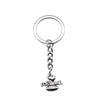 I Love Golf Charm Letter Keychain Heart Pendants Sport Key Ring 28mm