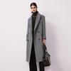 Langzi Women's Wool Blend Trench Coat