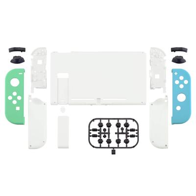 Custom DIY Replacement Case Shell Compatible with eXtremeRate Back Plate Compatible with Switch Console In Pure Holder Handle Controller Housing