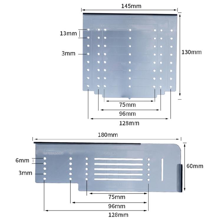Professional Cabinet Template Tool Cabinet Drawer Drilling Template Jig