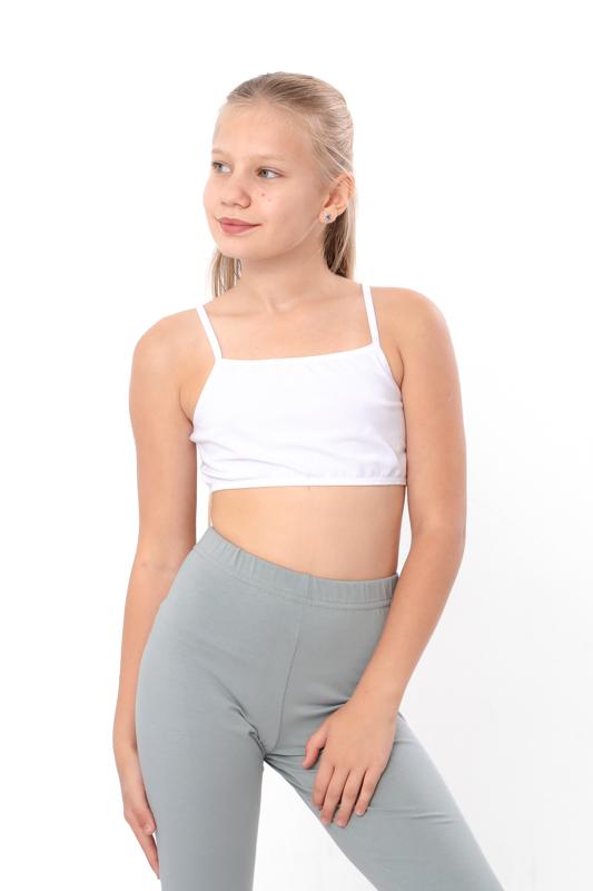 Crop Top – Top de Sujetador Sólido de Algodón-Lycra Elástico para Comodidad Diaria, Cualquier temporada 6067-052 HC