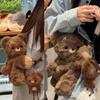 New Cute Shoulder Bag Plush Cartoon Backpack Doll Gift Bear Bag Women Girls