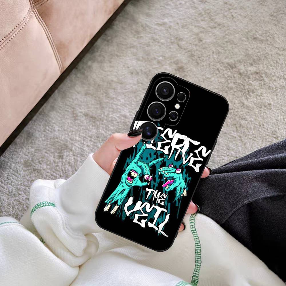 P-Pierce The Veil Band Phone Case For Samsung S 24 fe 25 Ultra plus 20 lite 21 30 22 23 24 22 Ultra 5G Fundas