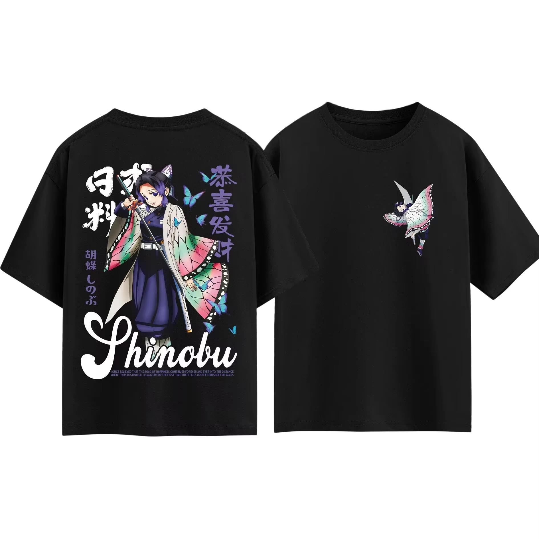 2026 Summer Attack on Titan Anime Character Group Portrait Unisex Loose Street Style Pure Cotton Casual Top For T-Shirt 4XL