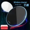 Ultra-Thin 15W Fast Wireless Charging Mirror Surface Mobile Charger