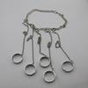 Jewelry Selling Personality Disco Dancing Chain Combination Ring 5 Ring Connection