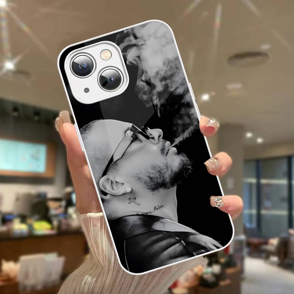 Vintage Beliebter J-J B-Balvin Sänger Für IPhone 14 13 12 Mini 11 Pro XS Max X XR 14 Plus Gehärtetes Glas Cover