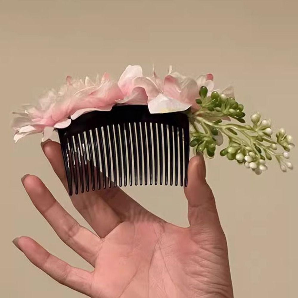 Thailand Bohemian Hairpin Ethnic Style Wedding Bride Accessories Headwear Flower Hair Comb  Female