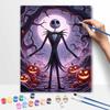 Disney Jack Skellington Oil Paint by Numbers Painting Kit Hand Painted Home Decor Gift