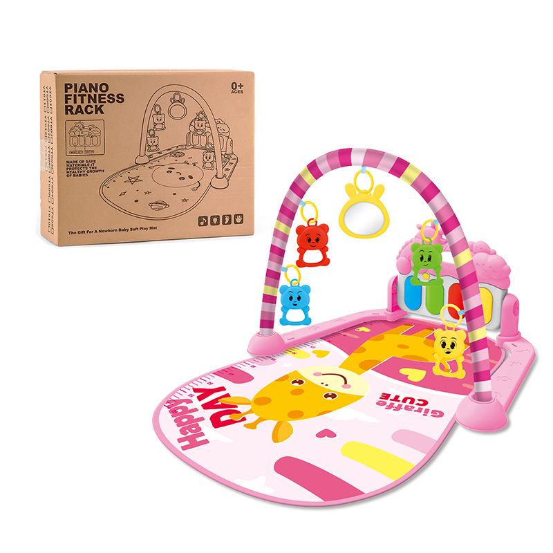 Newborn Baby Piano Gym Mat: Musical Play Toy for Infants