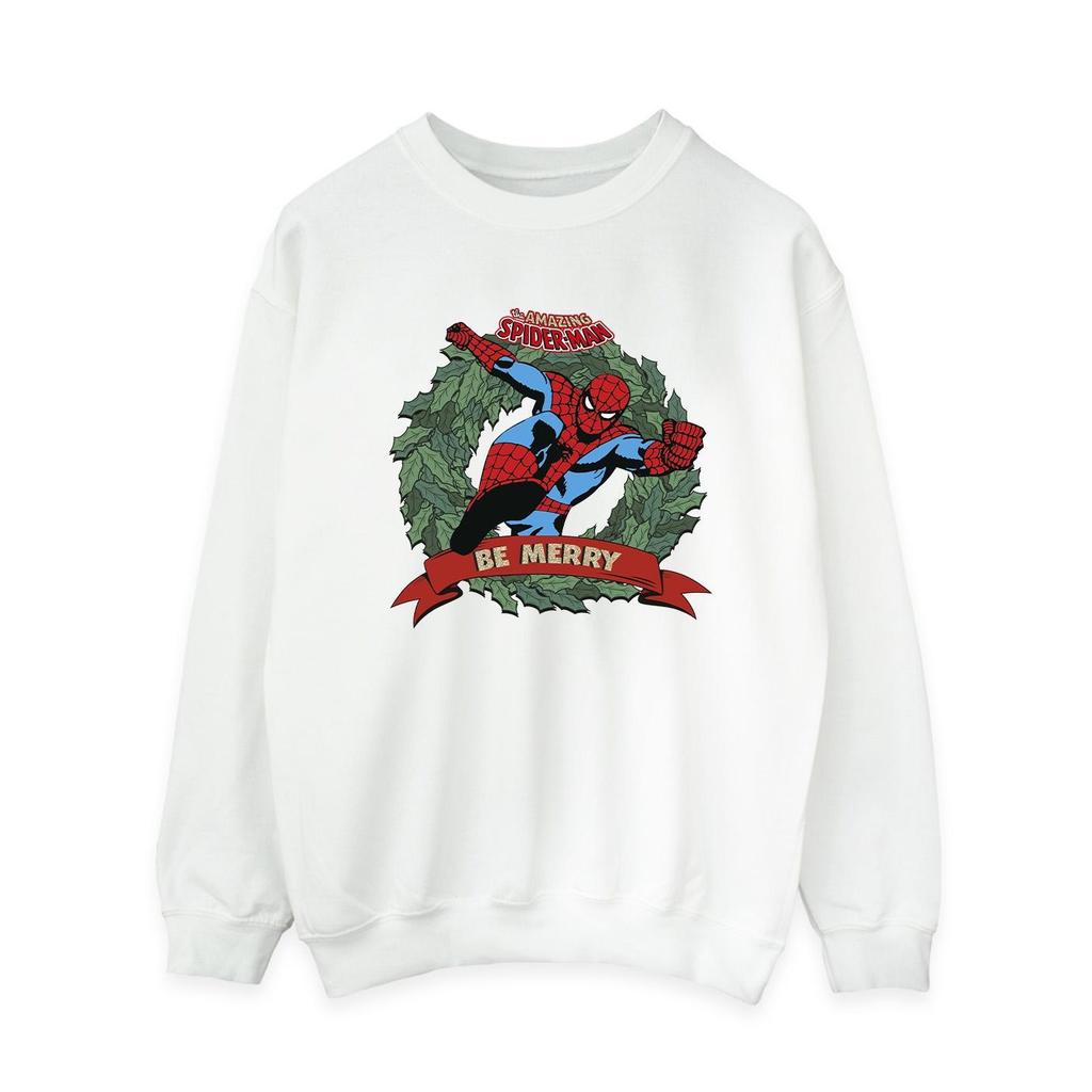 The Amazing Spider-Man Womens/Ladies Be Merry Sweatshirt