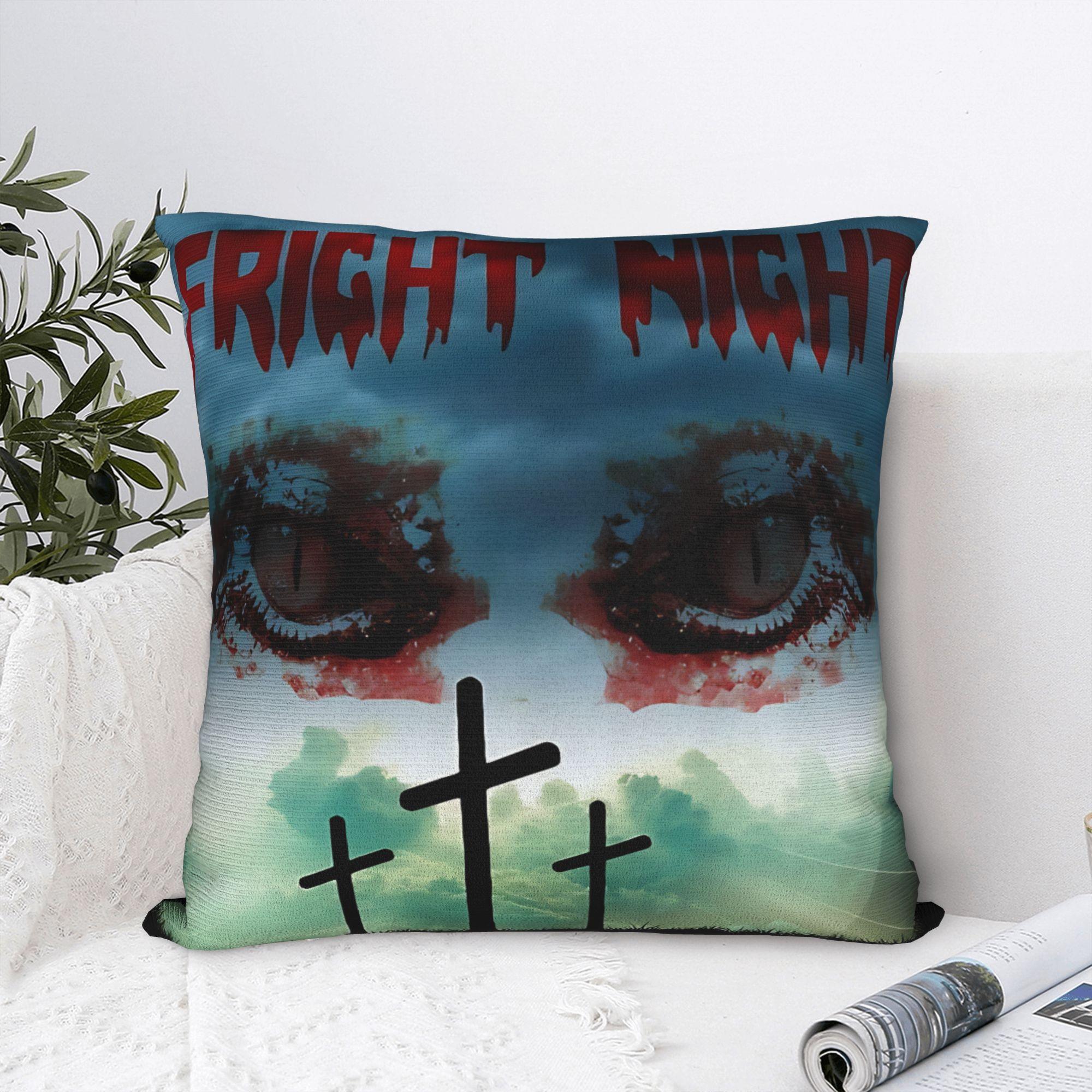 Fine Glasses Unisex Horror Film Frighteds Nights Pillowcases Novelty Pillow Case For Sofa Home Decor Square Pillow Cover