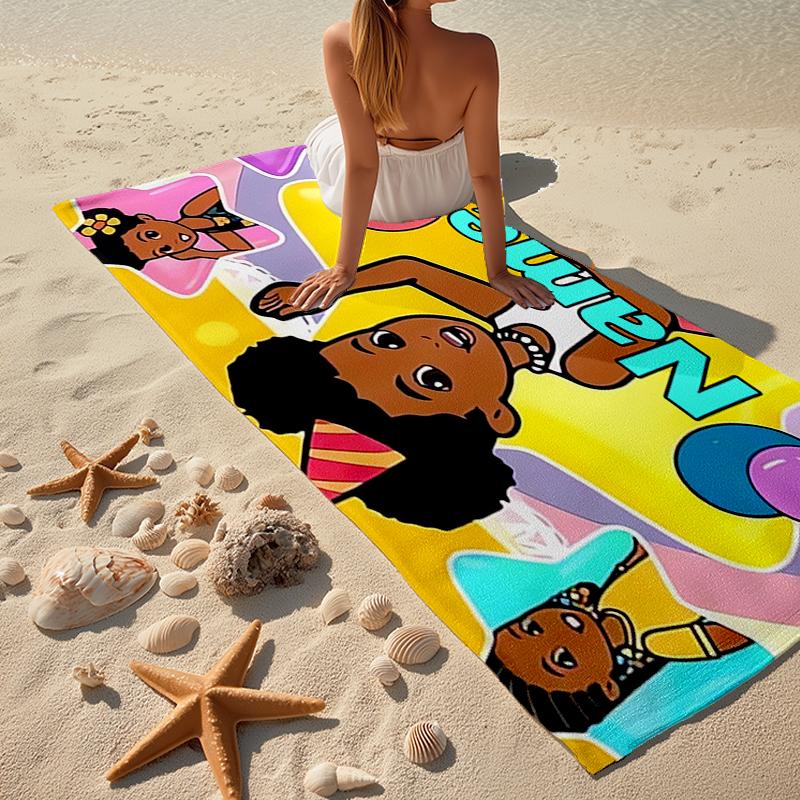 Custom Name Ultra-Soft Beach Towel with Gracie's Corner Theme,Ideal for Pool - Camping, Diving - Perfect Travel Essential, Vibrant Beach Towel.