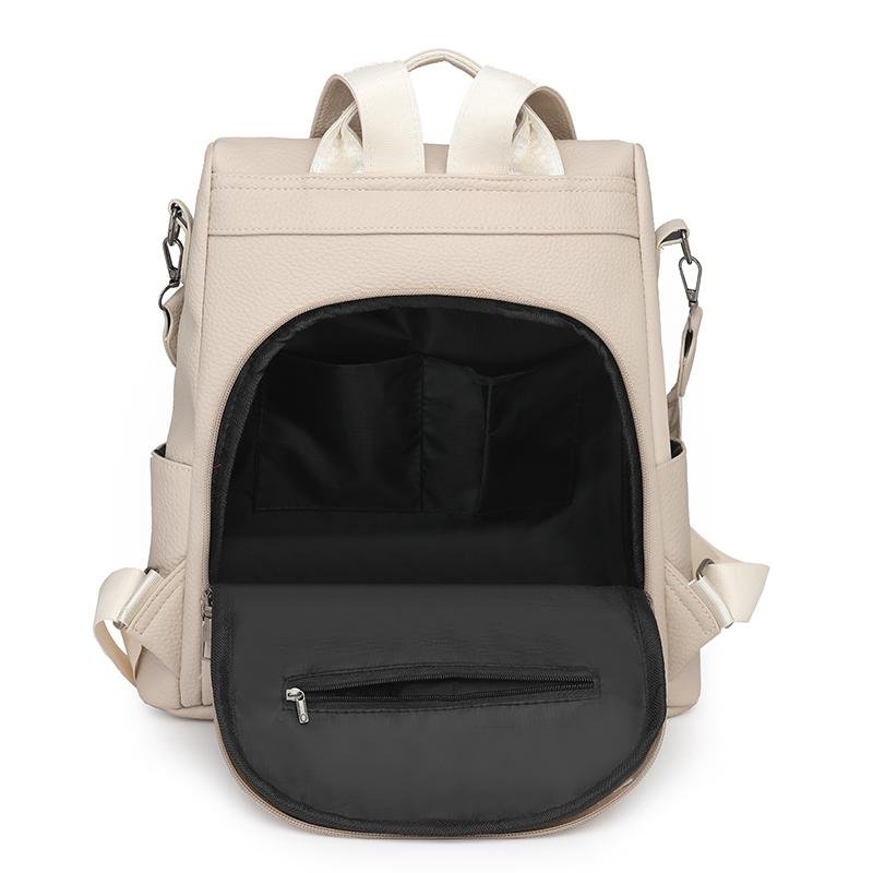 PU Rucksack Große Kapazität Handtasche Quaste Damen Multifunktionale Umhängetasche