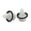 White Door Panel Clips with Sealer Perfect for Ford W713297 S300 Set of 20