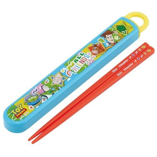 Skater Disney Toy Story Kids Trio Flatware Set Chopsticks Spoon Fork with Case 16.5cm Made in Japan TACC2-A