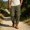 Men's Casual Cargo Pants with Loose Straight Leg for Everyday Wear
