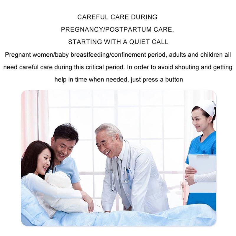 FORW-433 МГц Самогенерирующая беспроводная дверная звонковая кнопка 38 мелодий Звонок Dingdong Пейджер для пожилых людей Для умного дома