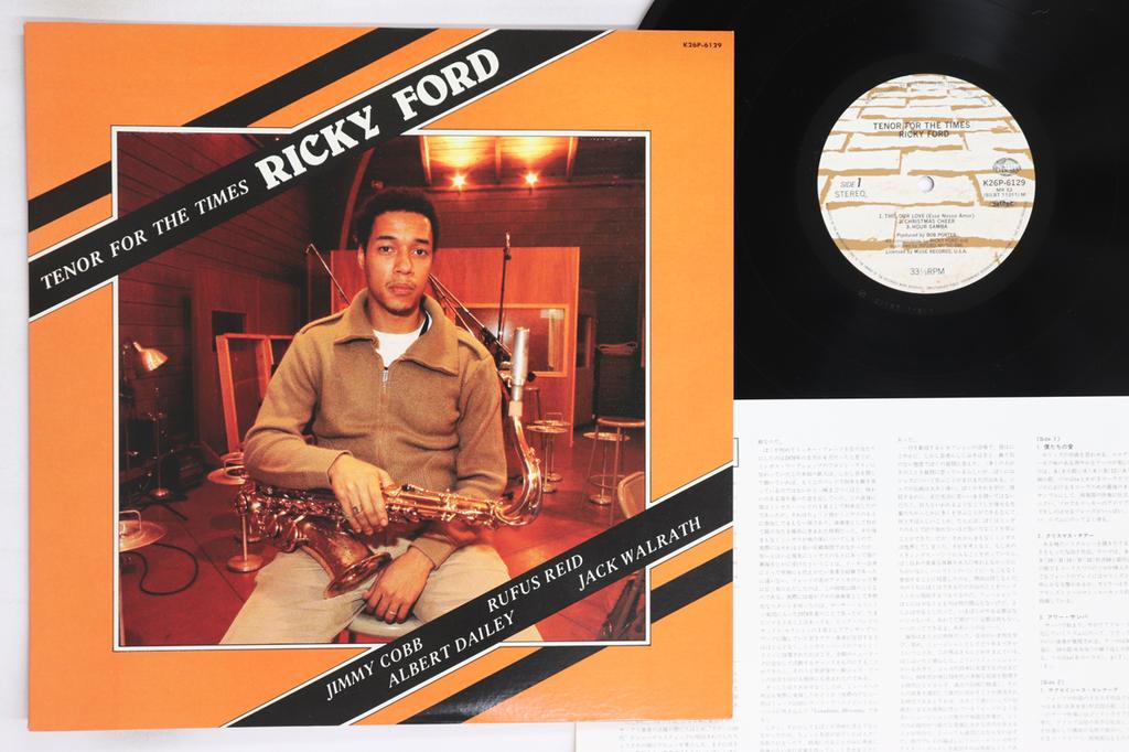 LP Record RICKY FORD - Tenor For The Times K26P6129 MUSE 1981 Japan Jazz Used