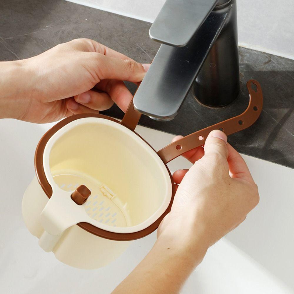 Beznástrojový kuchyňský filtr na odpadky Odnímatelný separátor zbytků jídla Kuchyňské doplňky