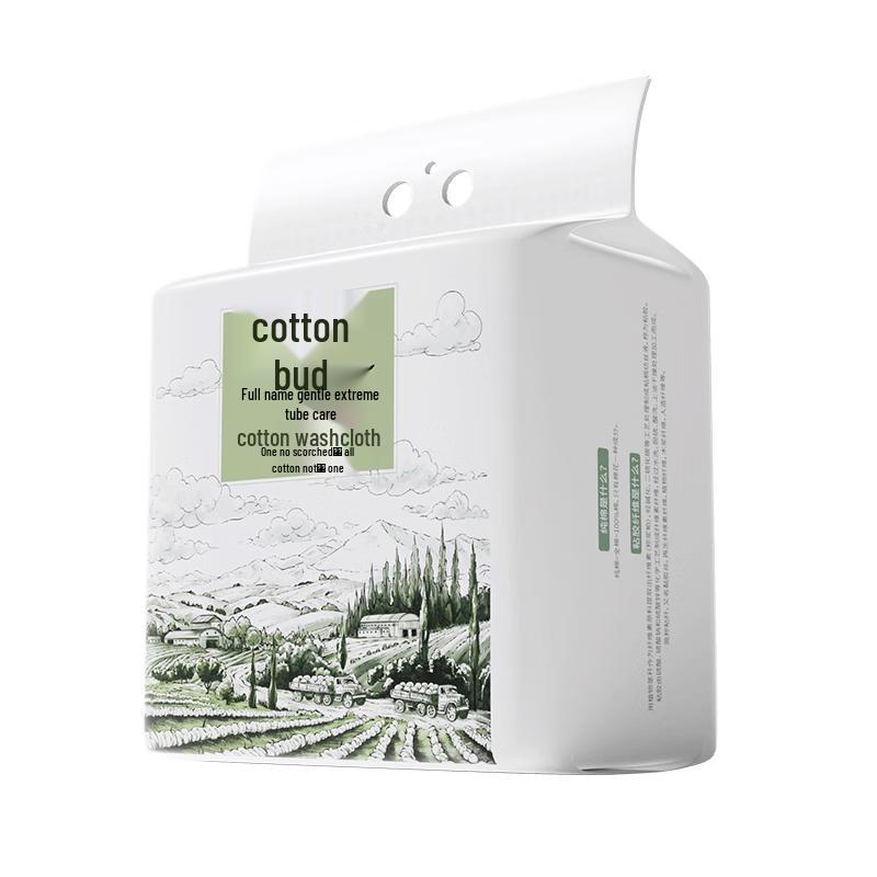 Cotton Bud 100% Cotton Disposable Facial Tissues