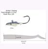 5Pcs Jig Head Soft Artificial Bait Kit Paddle Tail Trout Winter Fishing Lure Set Silicone Wobbler For Trolling Sea Bass Swimbait