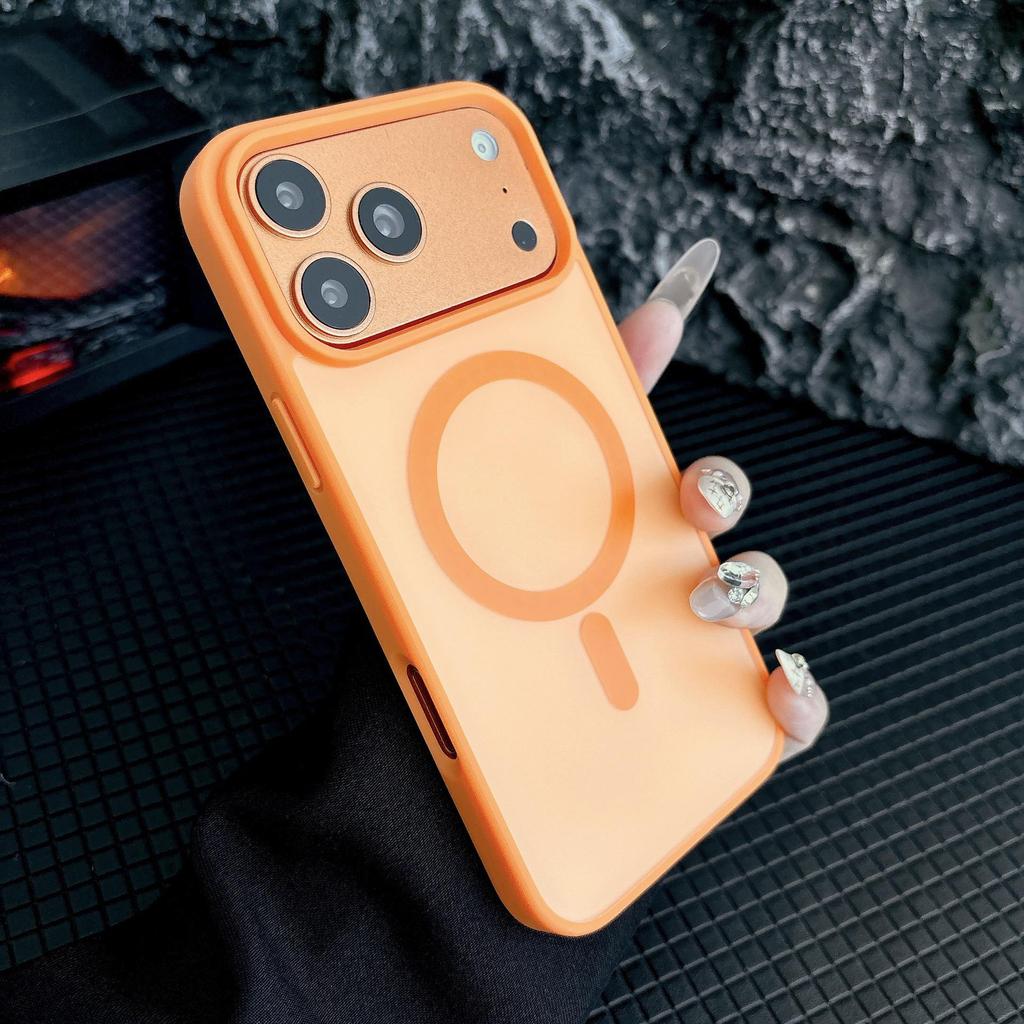 Personalized Color-Block Magnetic Case for iPhone 17 Pro Max