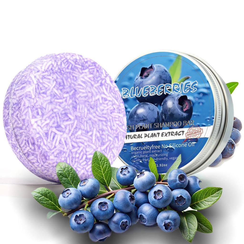 Blueberry Rice Water Moisturizing Shampoo Bar – E-commerce Cross-border Soap