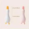2-in-1 Cute Duck Shaped Double-head Design Cleaning Clip Dust Stain Removal Shovel - Bathroom Cleaner Tool With Drainage Hole