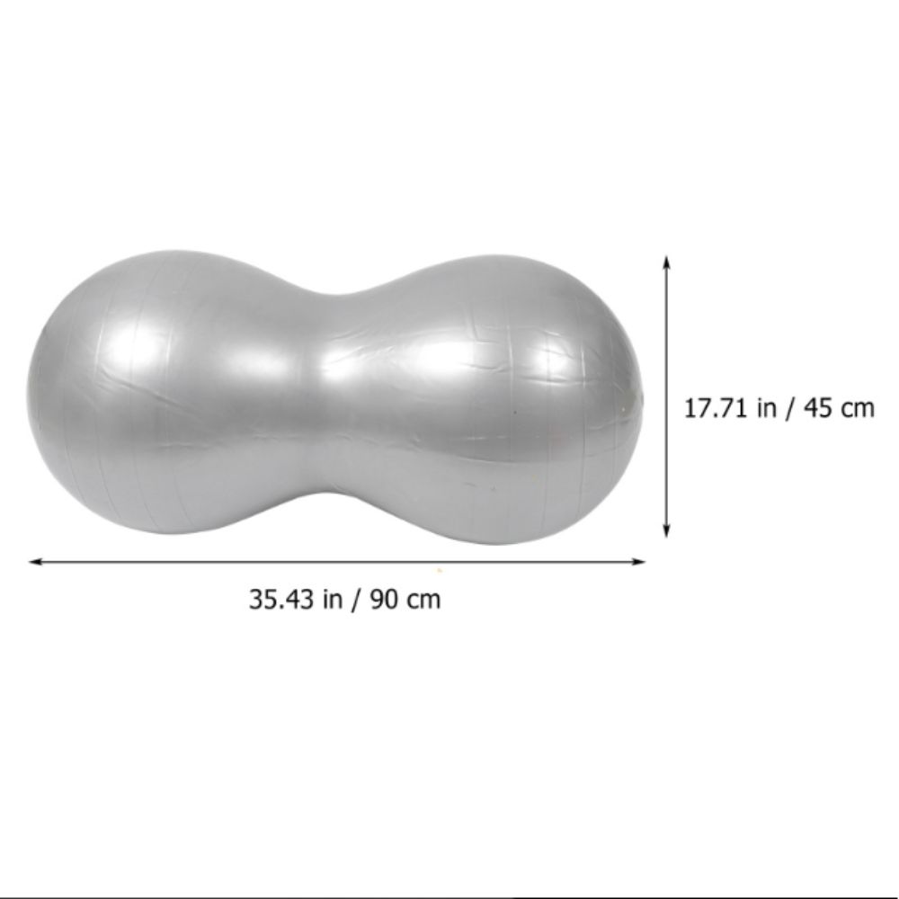 PVC Material Explosion-proof Yoga Ball Thickened Inflatable Pilates Yoga Ball  Home Exercise