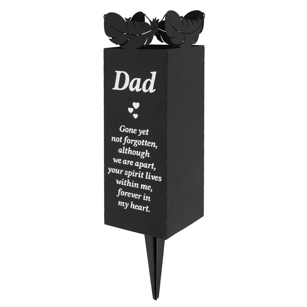 1 Pc Memorial Flower Holder Cemetery Vase with Spike Metal Flowers Holders Modern Plant Shelf for Grave Lawn Cemetery Decoration