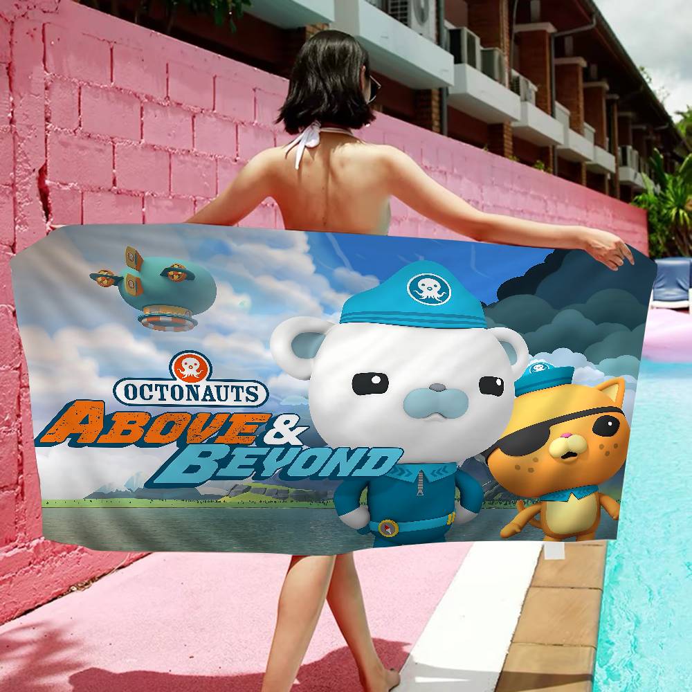

1pc cute The O-Octonauts Cartoon Microfiber Beach Towel Absorbent Quick Dry Soft Yoga Swimming Resort Mountain Climbing Towel W30*H60(CM)