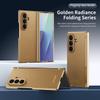 Premium Artificial PU Leather Mobile Phone Case for Samsung Galaxy Z Fold 8 7 6 5 4 with Full Cover Protection,Screen Glass Film