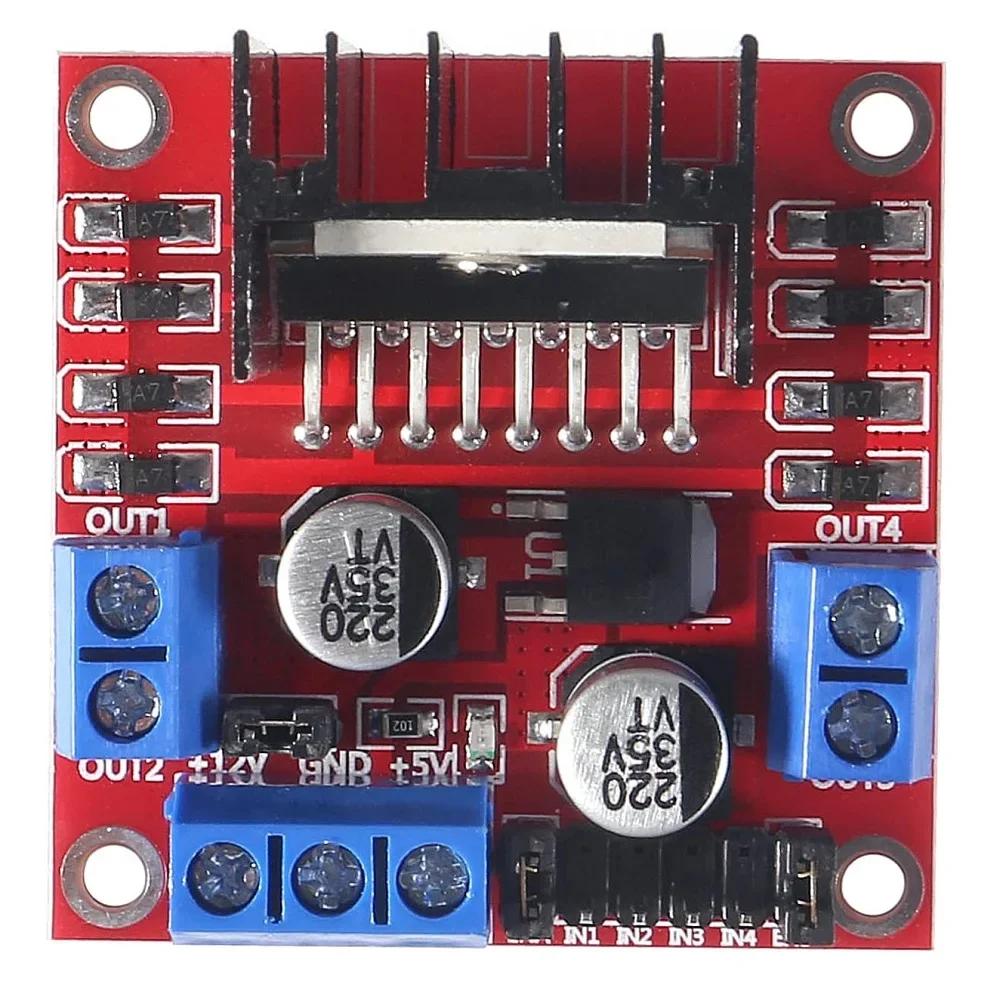 1pcs L298N Driver Board Module DC Stepper Motor Smart Car Robot Peltier High Power Dual H-Bridge Controller for Arduino