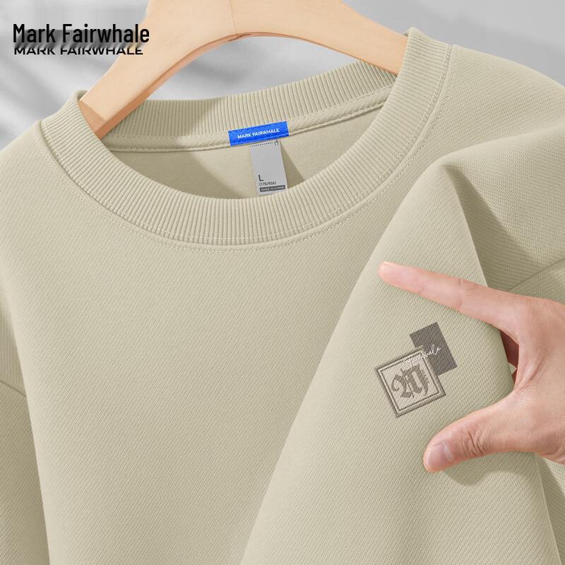 Mark Fairwhale Men's 2025 Casual Loose Fit Crew Neck Sweatshirt