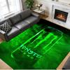 Monster Energy Potisk Křišťálový Sametový Plyšový Koberec Anti?Slip Wear?Odolný podlahový koberec pro vnitřní domácí dekoraci