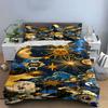Golden cosmic elegance unfolds. Bedding sets Duvet covers Pillowcases(1* Duvet Cover 2* Pillowcases without duvet insert)