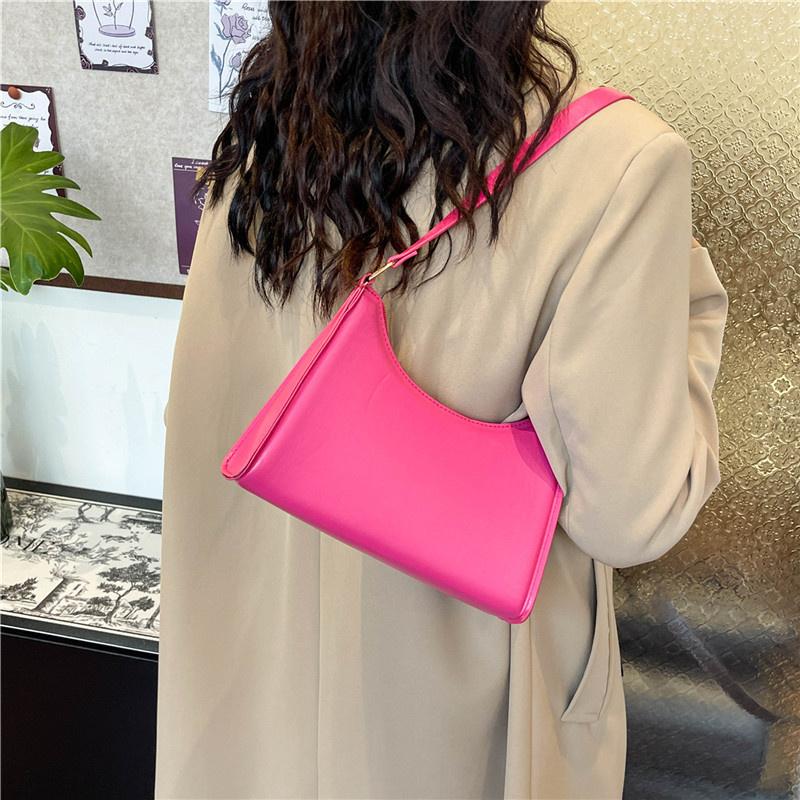 Trendy Pu Leather Underarm Bag For Women With Sleek Design Ideal For Daily Use And Work